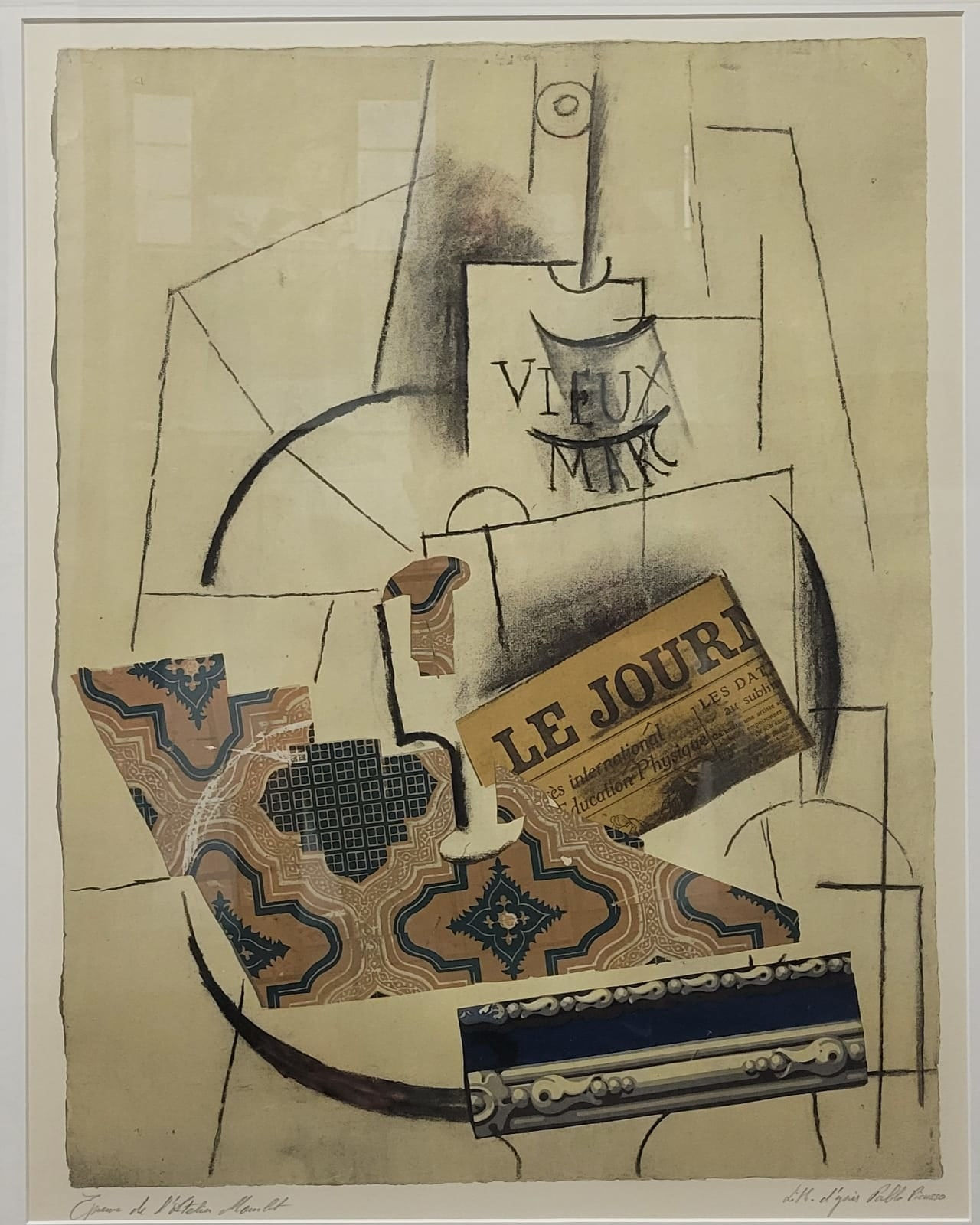 Pablo Picasso, Bouteille De Vieux Marc, 1966