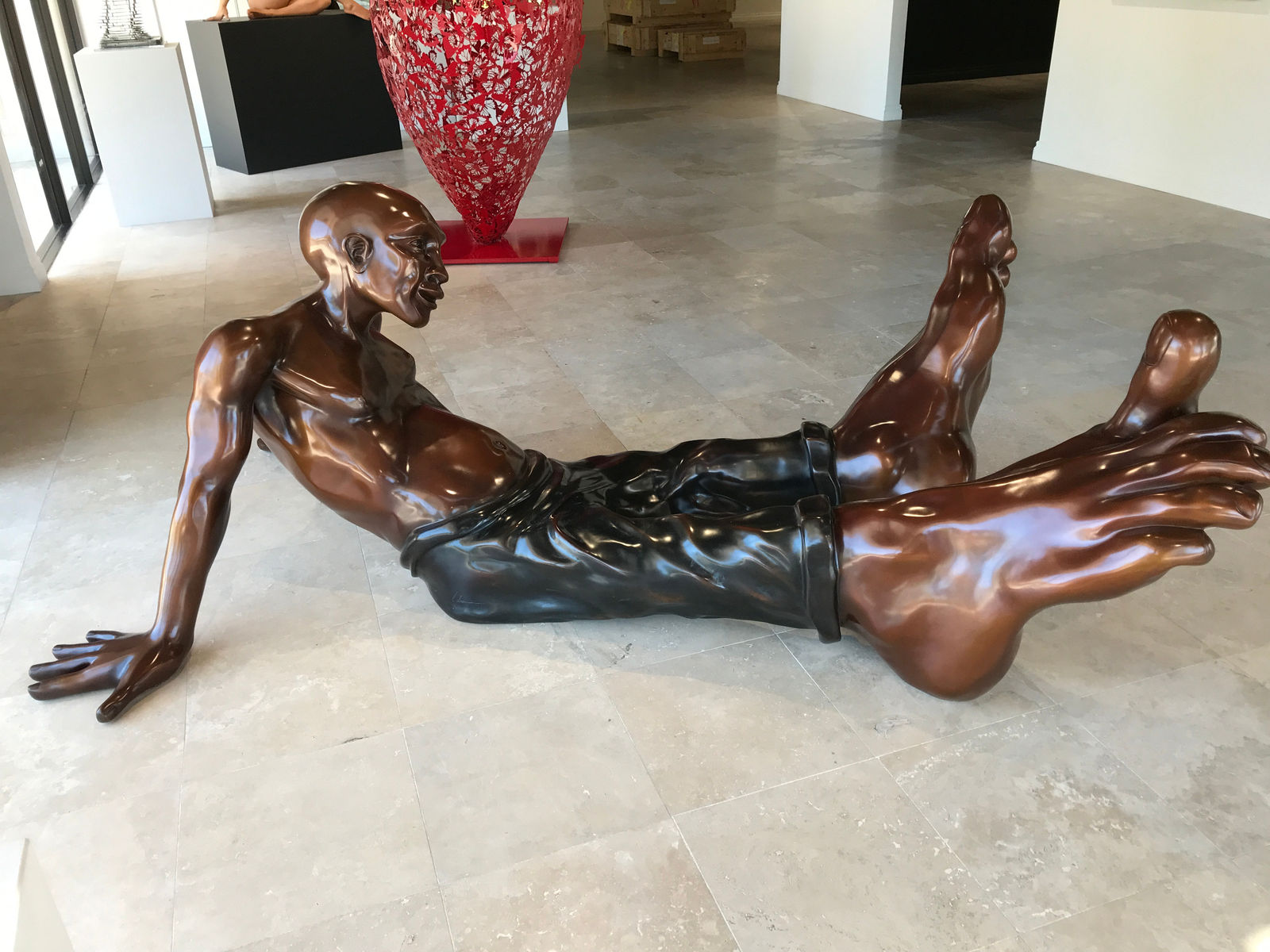 Idan Zareski, Bigfoot Bronze - 250cm - Dark Bronze Pants 7/8, 2022
