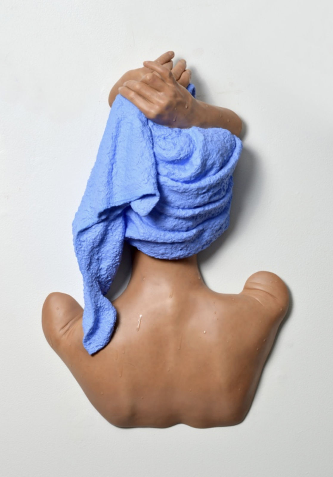 Carole A. Feuerman, Hands On Towel, 2014