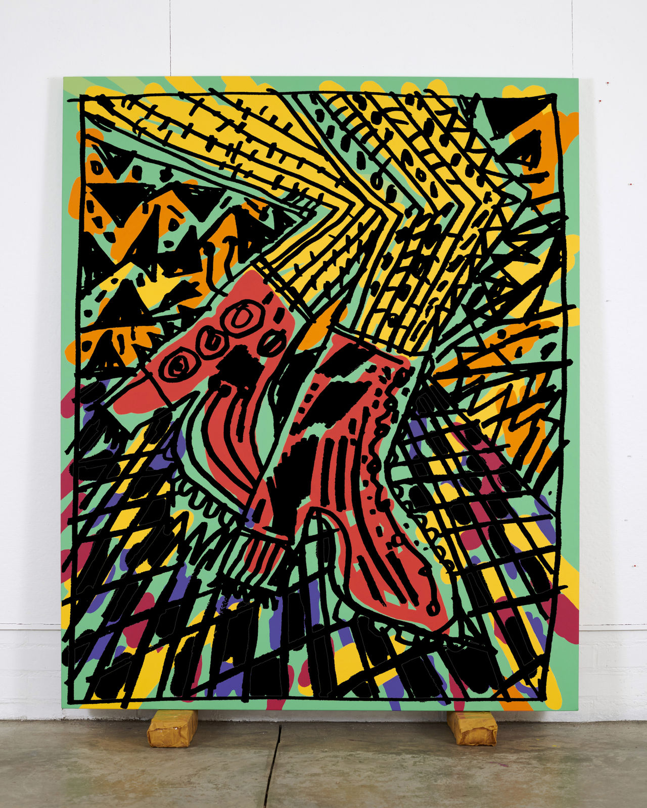 Cameron Platter, Dancing feet, 2023