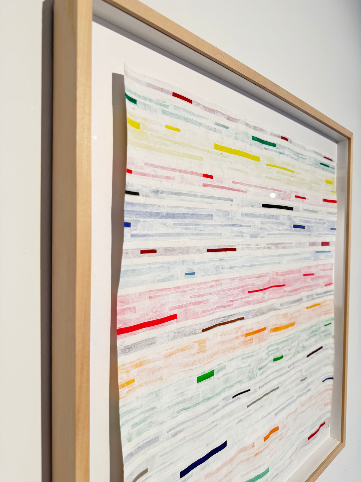 Beat Zoderer, Strichtektur, 2022