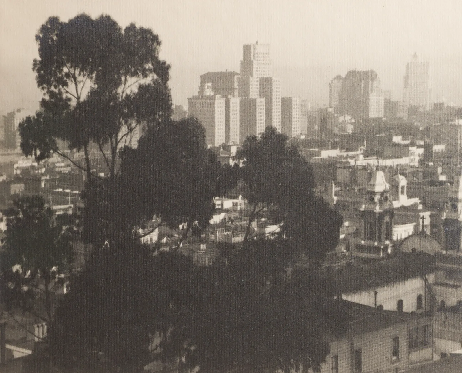 William Dassonville, San Francisco from Telegraph Hill, California, c. 1920s