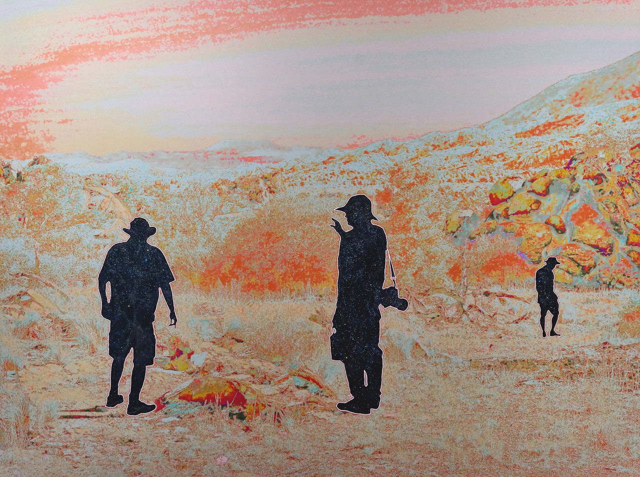 John Brinton Hogan, Ruins of the Giant Ledge Miner’s Cabin, Mojave National Preserve, 2023