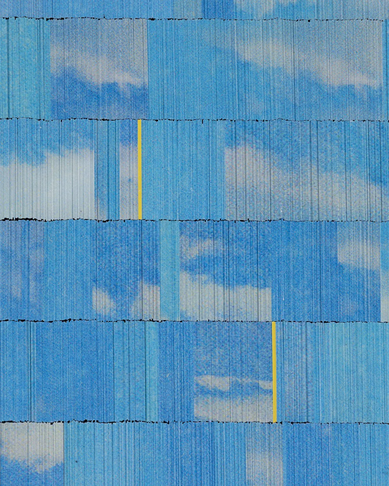 Peter Wegner, Sky Divided by Yellow, 2026