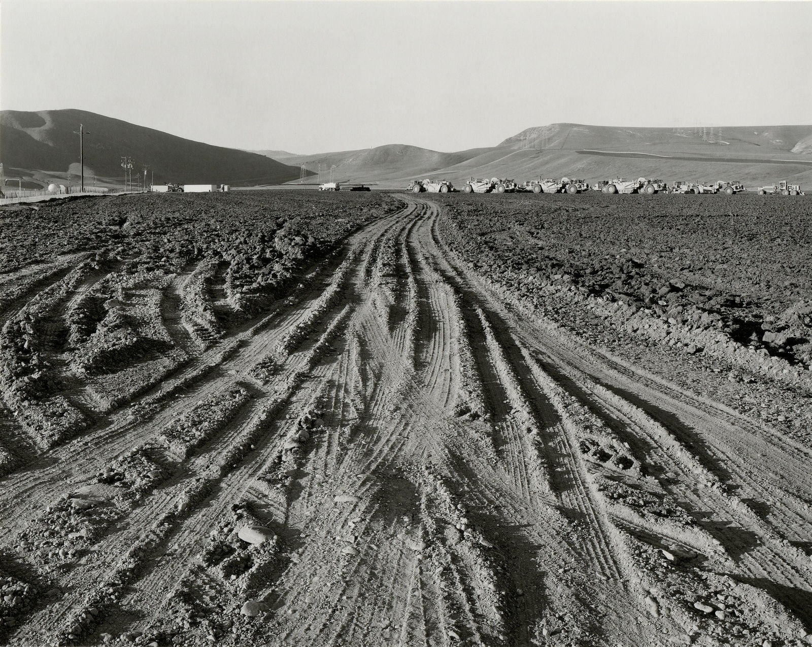 Ryan McIntosh, Tire Tracks, Coral Fire, Tracy Hills, CA, 2024