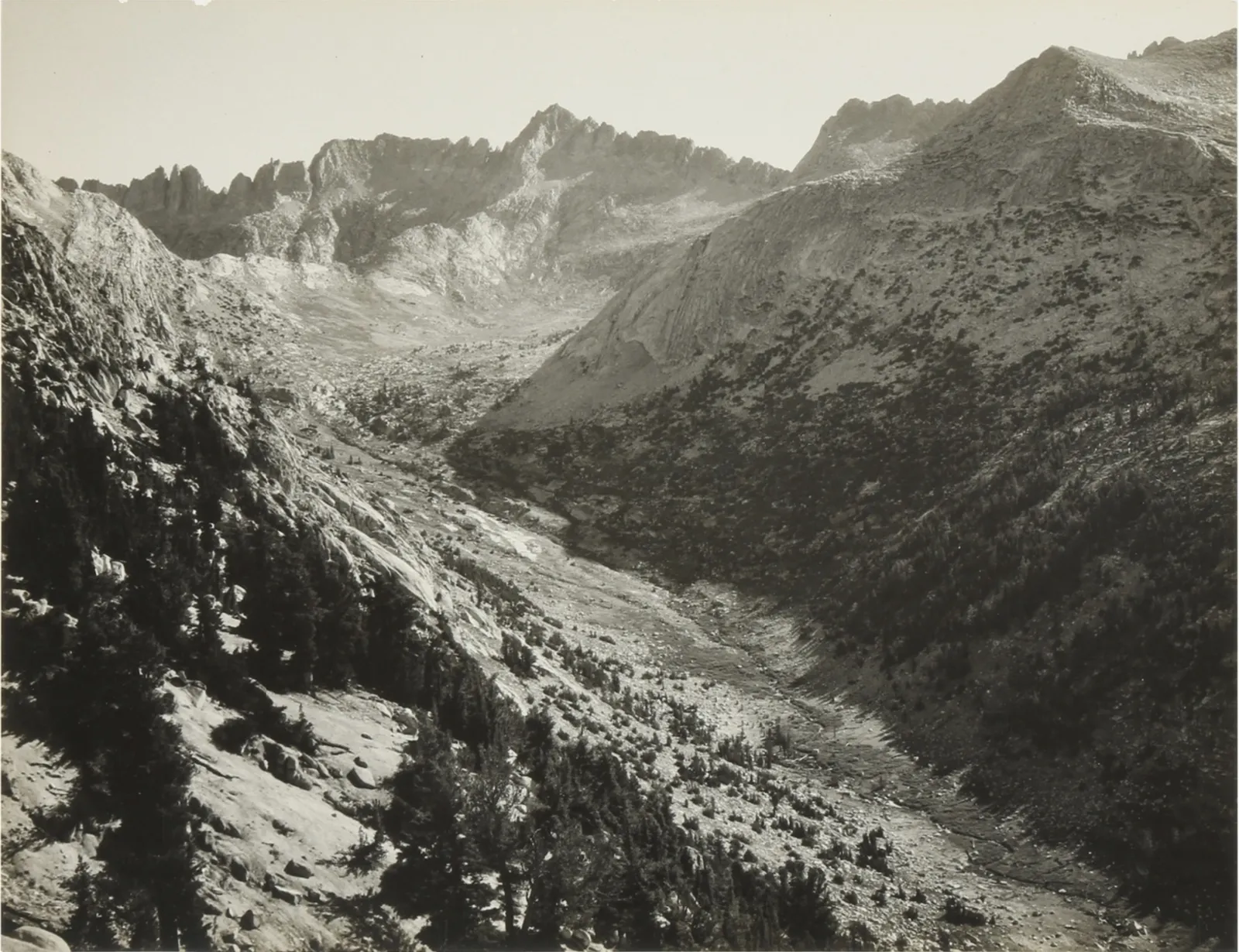 Ansel Adams, Matterhorn Canyon, Sawtooth Range, Yosemite, CA, 1934