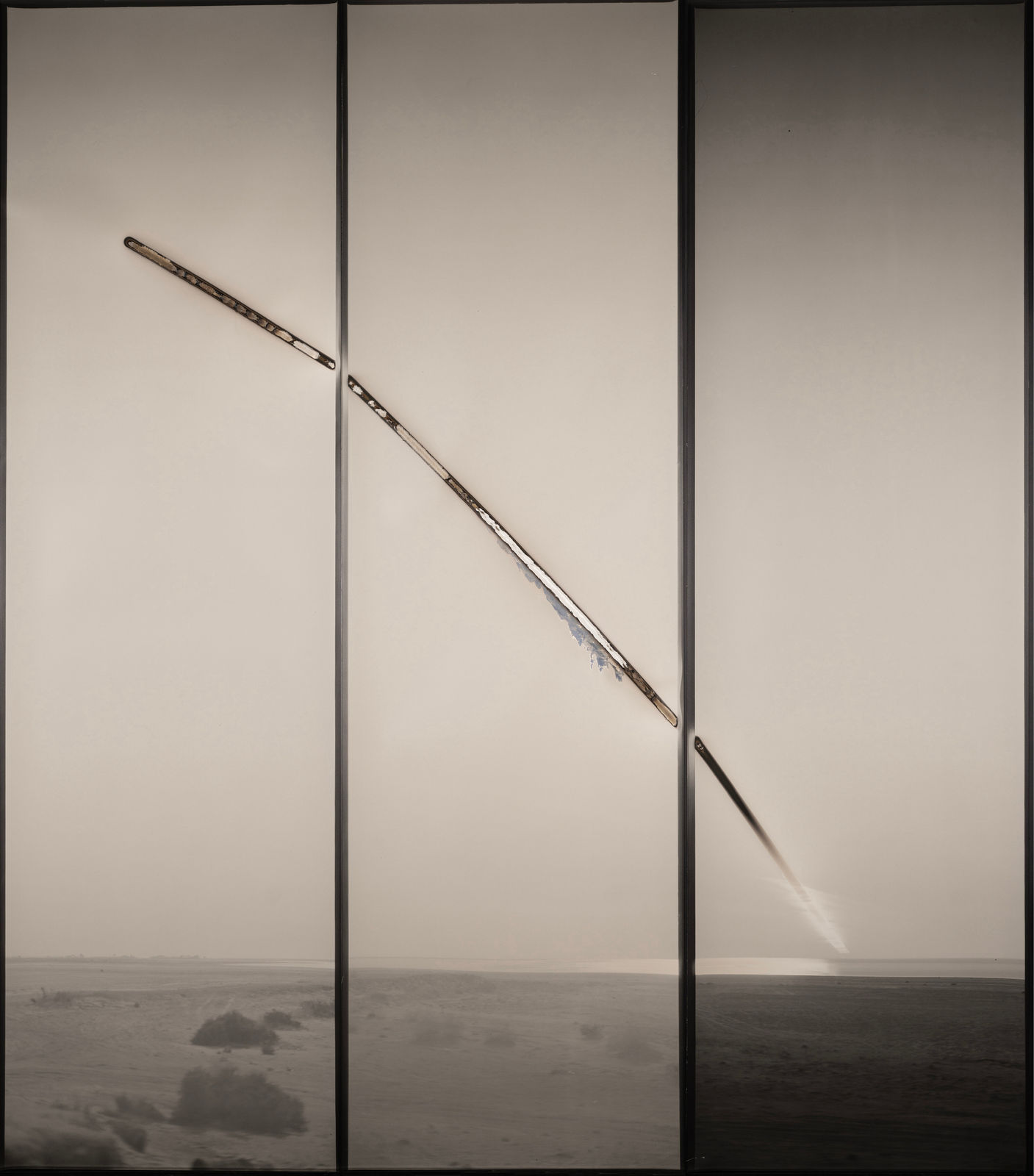 Chris McCaw, Sunburned GSP #1103 (Salton Sea), 2024