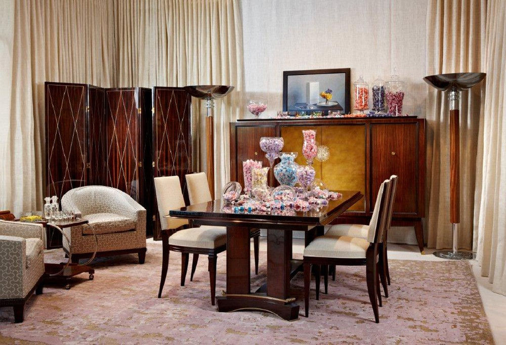 Dominique Paris, Art Deco Macassar Cabinet, 1940