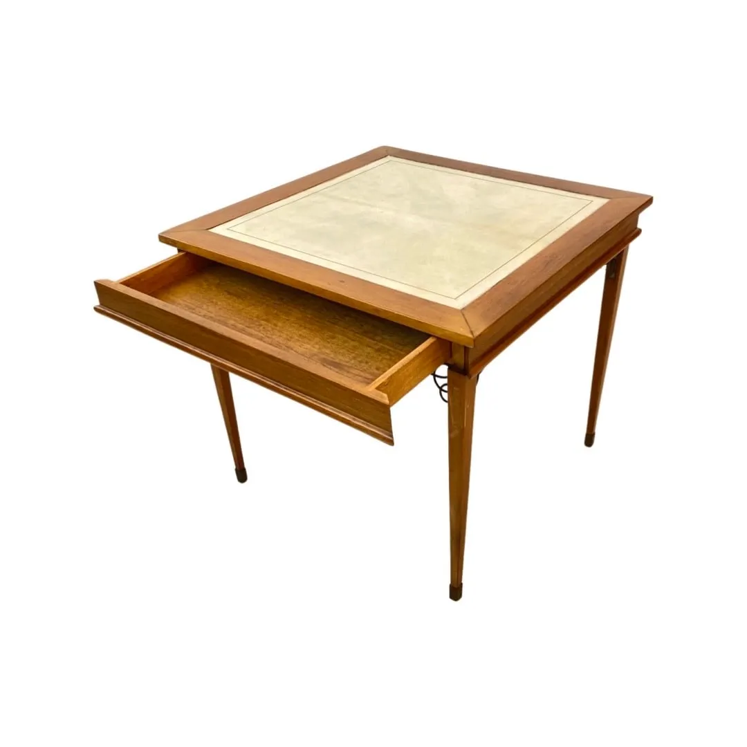 Jacques Adnet, Game Table Set ( includes 4 Chairs), circa 1945