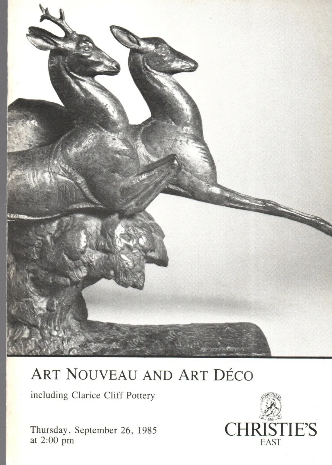 André Vincent Becquerel, French Art Deco Bronze Gazelles Sculpture, 1930