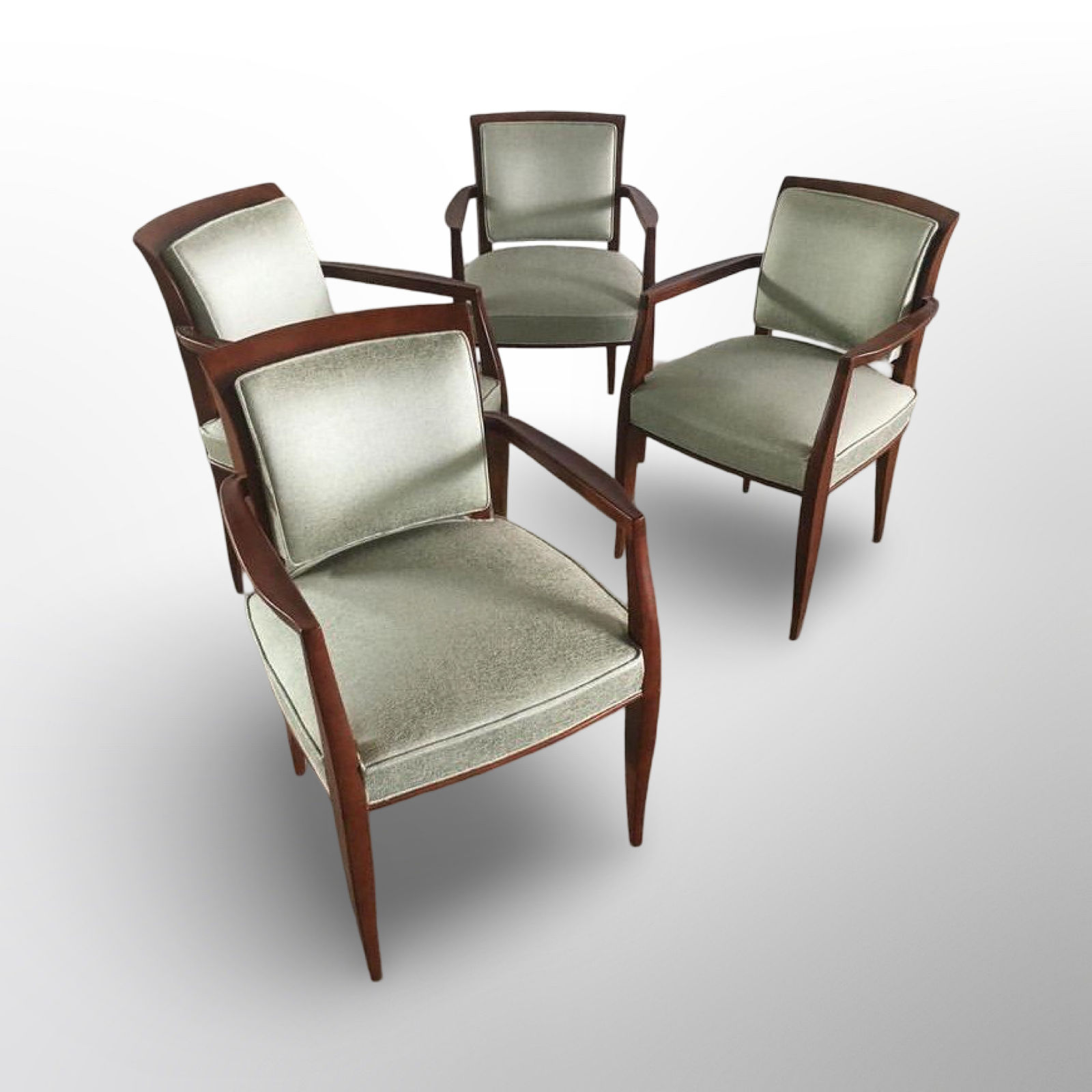 Alfred Porteneuve, Set of Four arm chairs