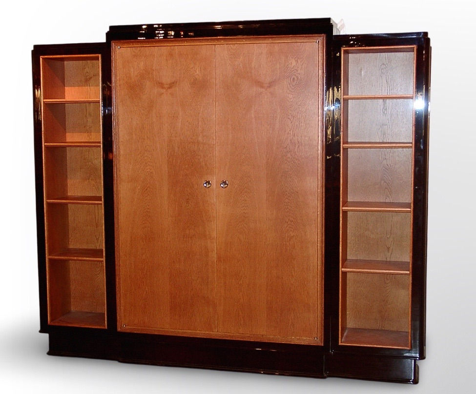 TRAVAIL ART DÉCO, Art Deco Oak Bookcase, 1935