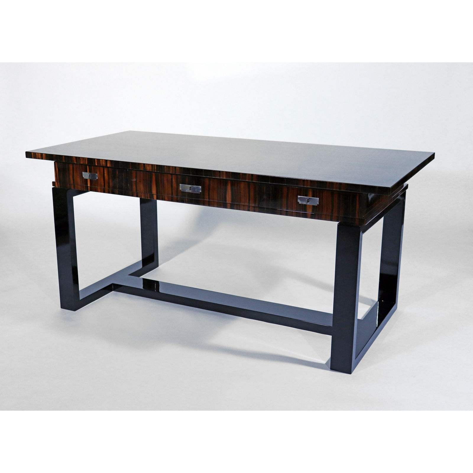 TRAVAIL ART DÉCO, Art Deco Desk and Chair Set, 1930