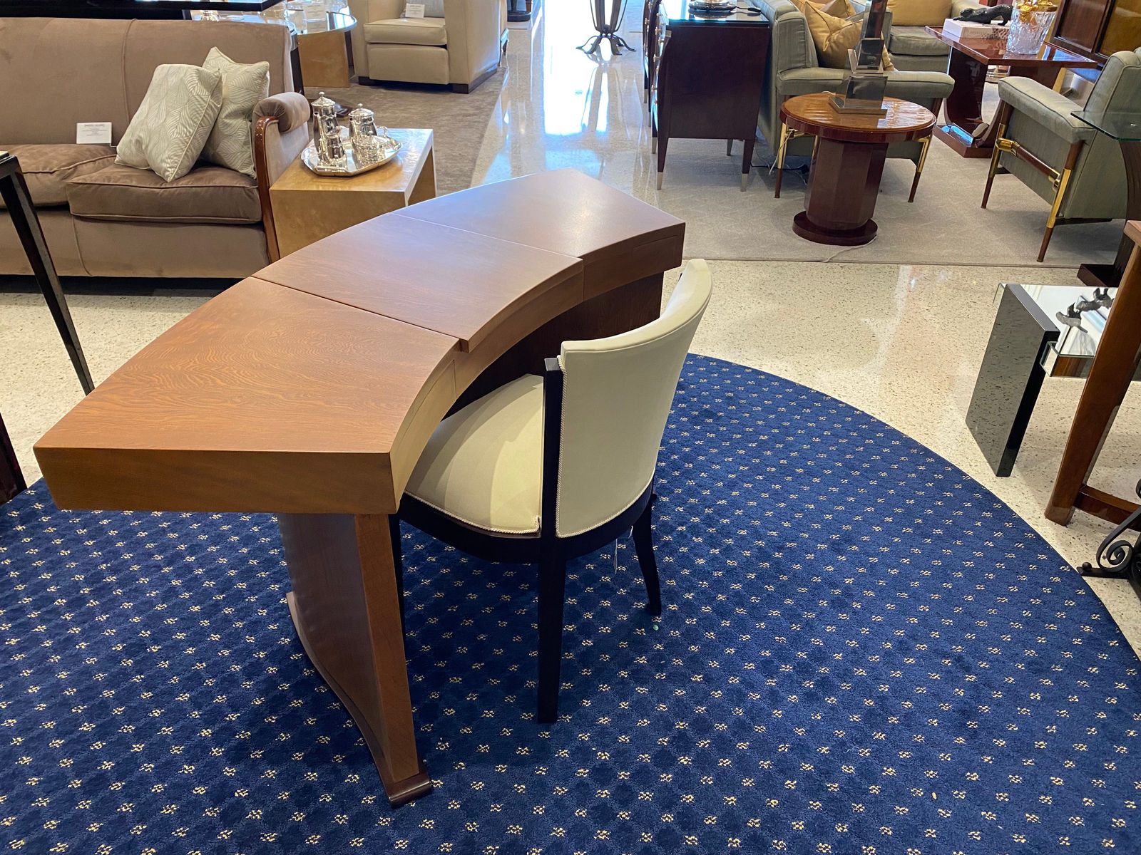 TRAVAIL ART DÉCO, Art Deco Vanity (coiffeuse) and Chair, 1930
