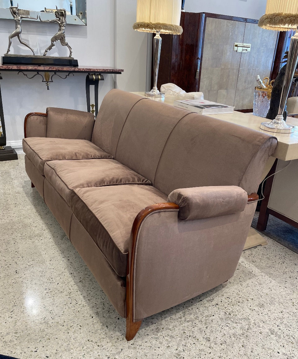 Alfred Porteneuve, Art Deco Sofa, 1930