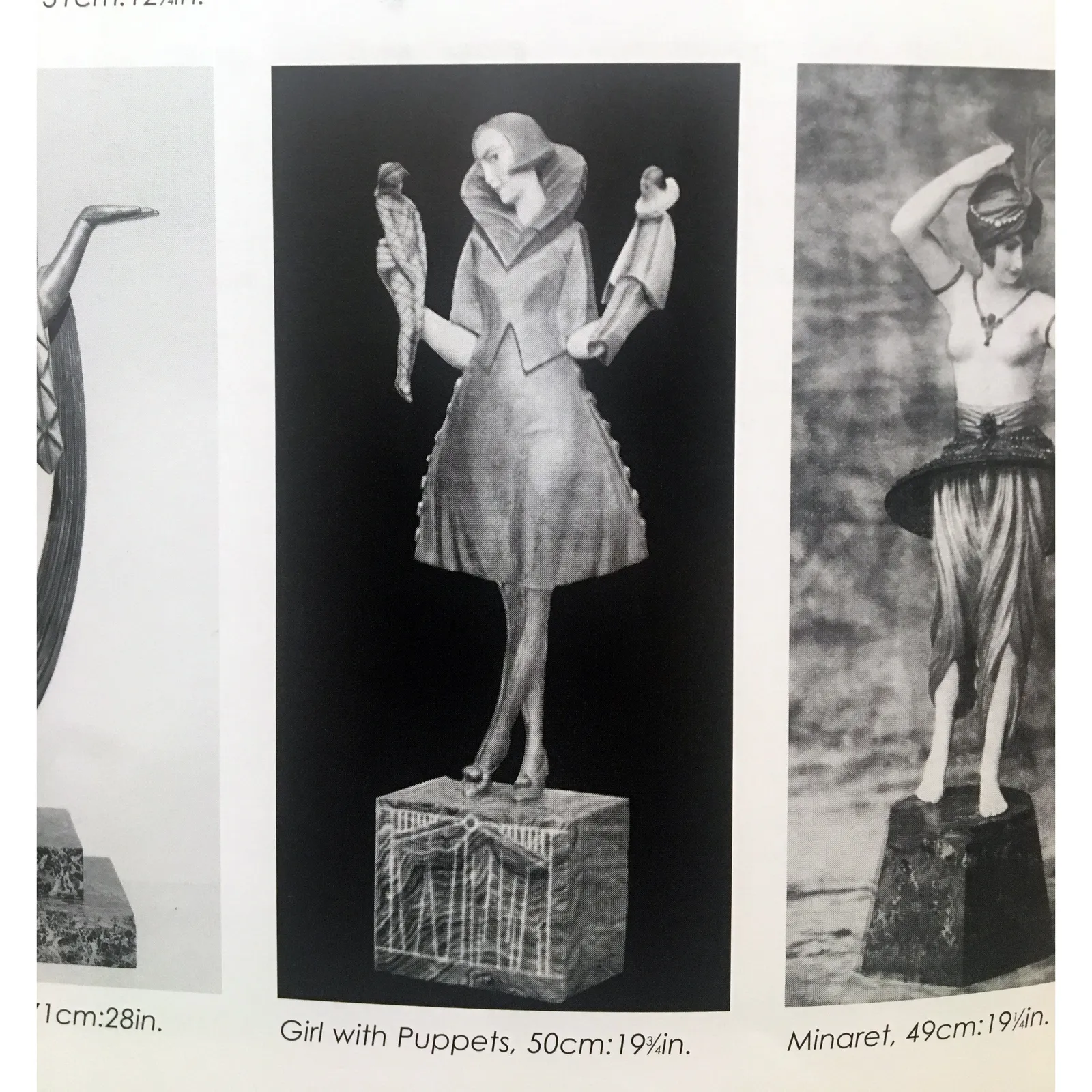 Pierre Le Faguays, Art Deco Sculpture Puppetes, 1930