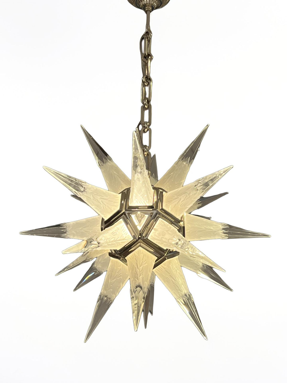 Charles J. Weinstein, Moravian Star Chandelier , 1930