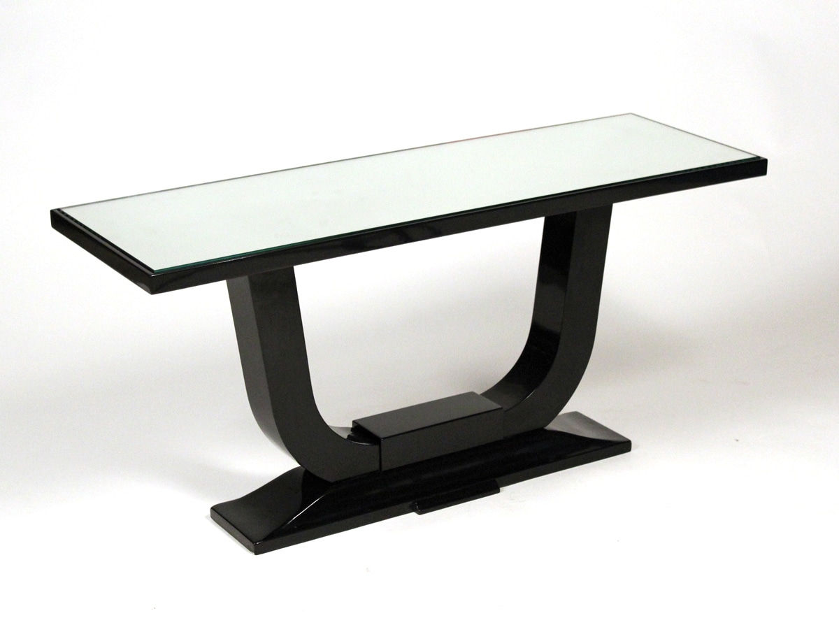 Jules Leleu, Mirror Top Coffee Table, 1930