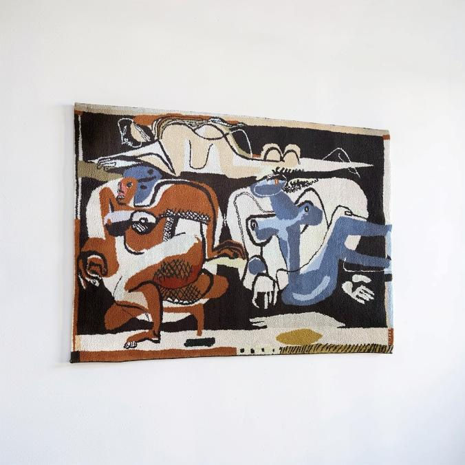 TRAVAIL ART DÉCO, Modernist tapestry , 1960