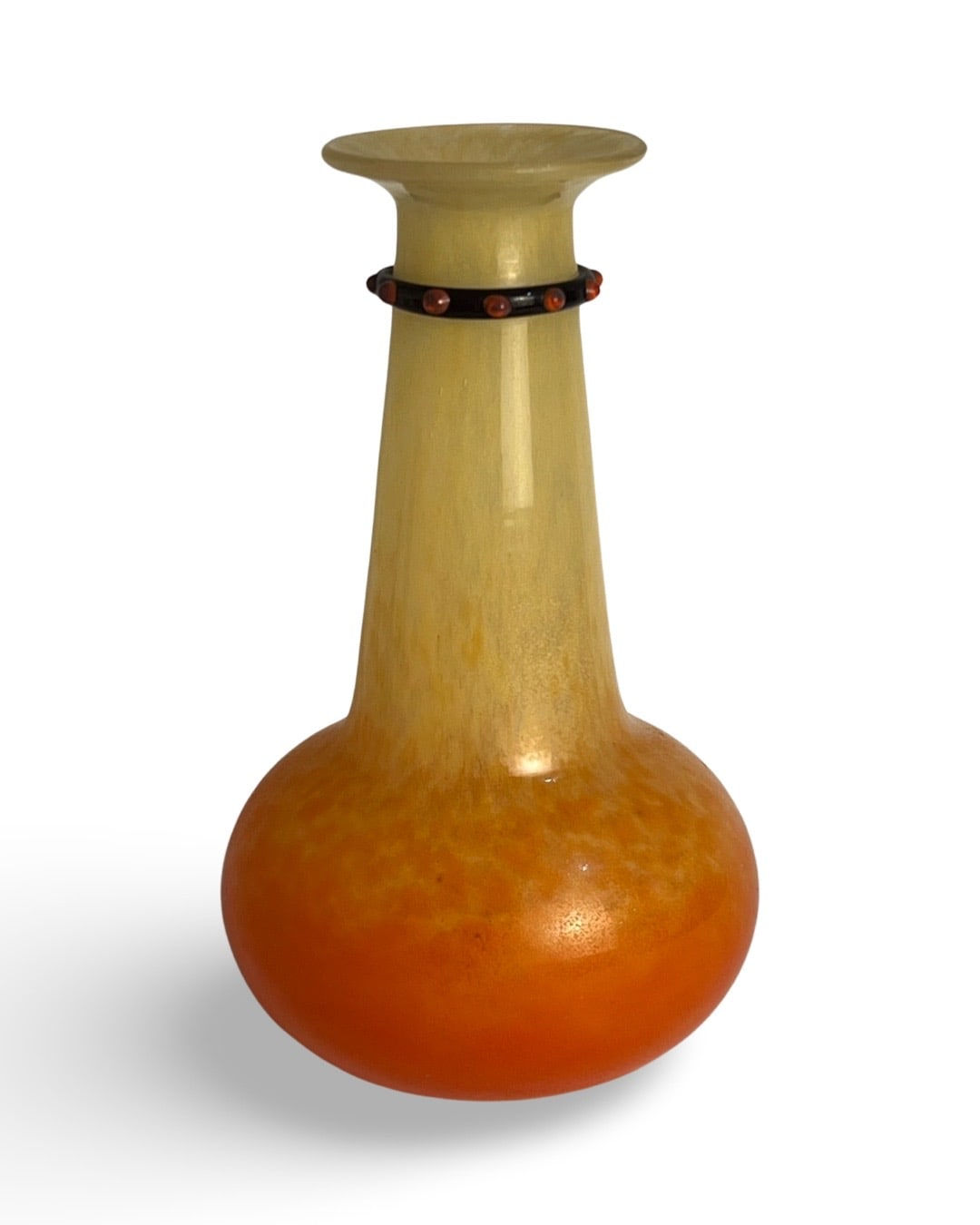 Charles Schneider, Art Deco Glass Vase, 1922