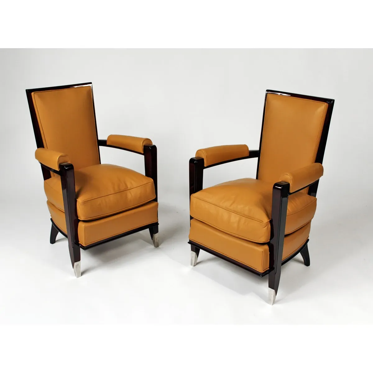 Jean Pascaud, Art Deco Armchairs, 1935