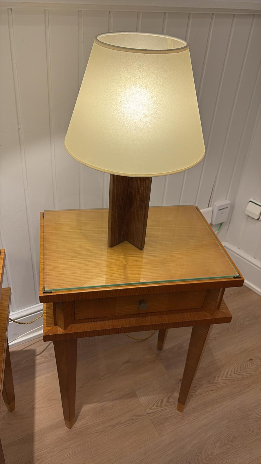 TRAVAIL ART DÉCO, Pair of night stand, 1950