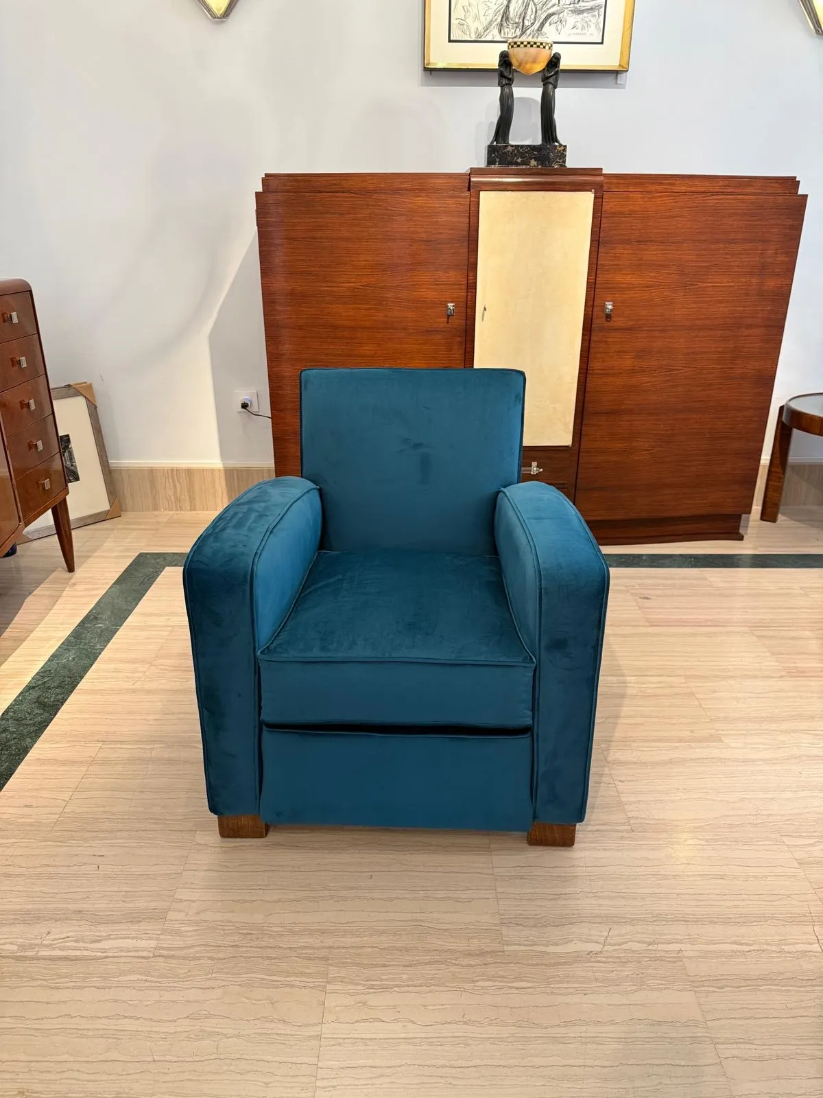 Jacques Adnet, Pair of Art Deco Armchairs in the style of Jacques Adnet, 1935