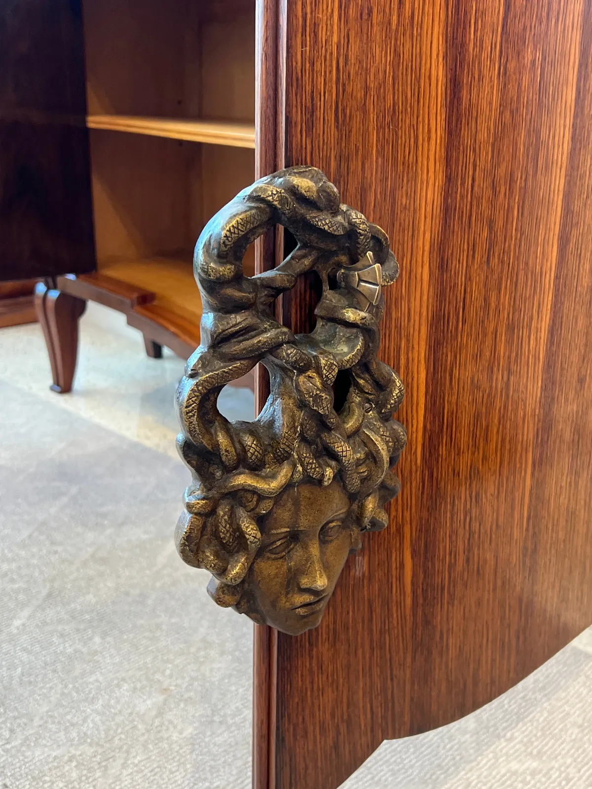 Andre Arbus, Art Deco Medusa Cabinet, circa 1937