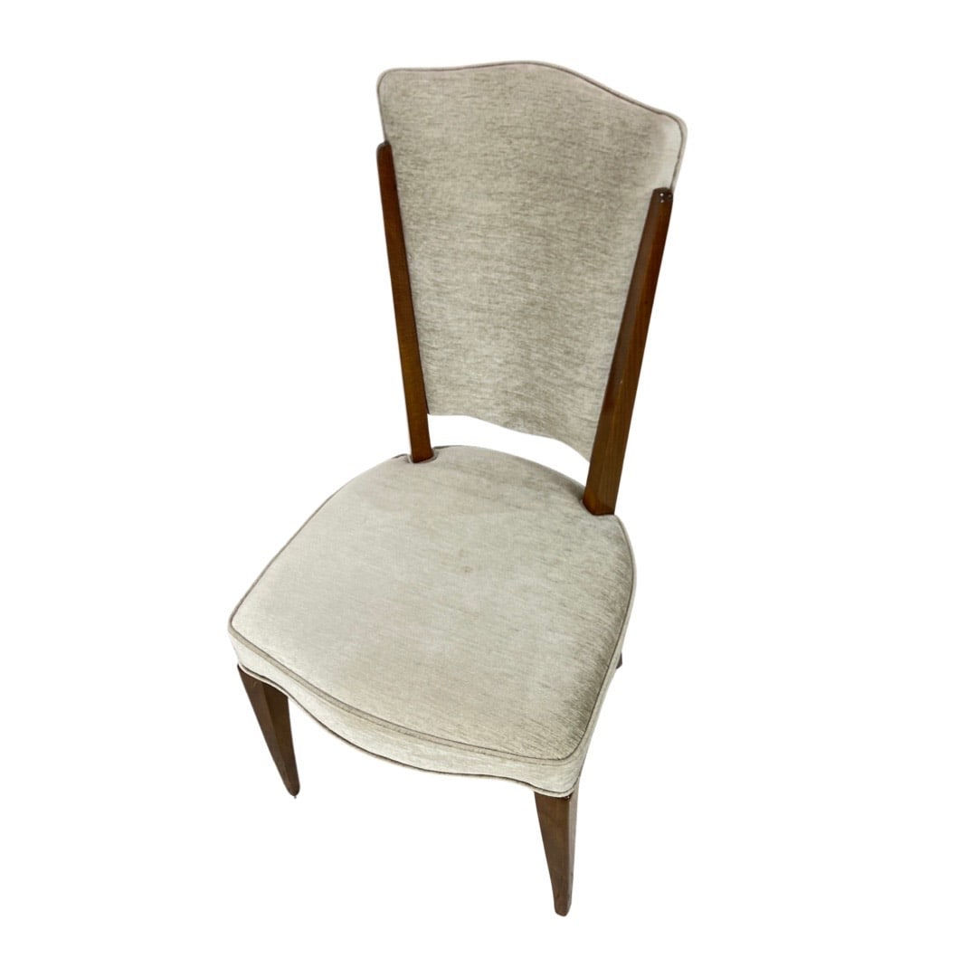 TRAVAIL ART DÉCO, Mid-Century Dining Chair Set (8 chairs), 1950