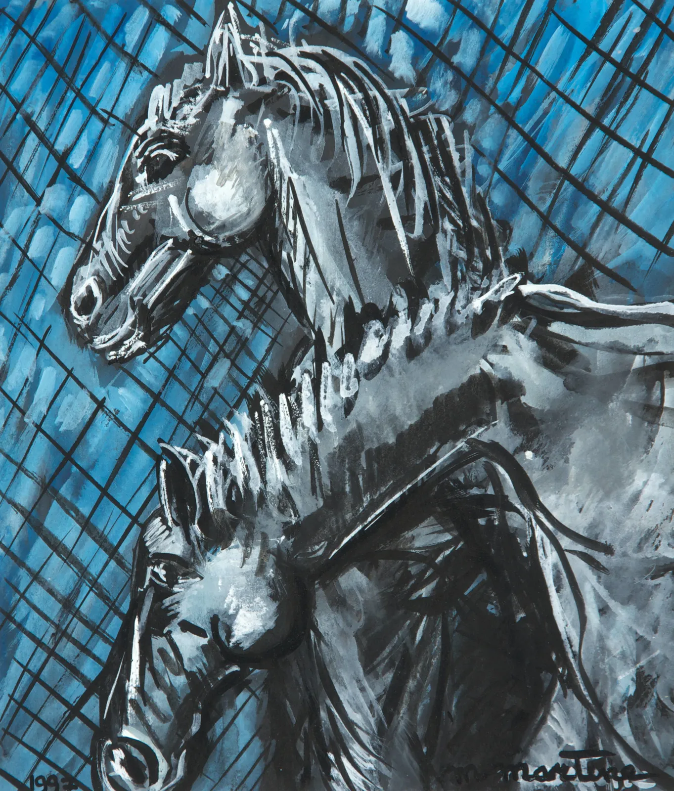 Martine Martine, Petits Portraits de chevaux IV, 1997