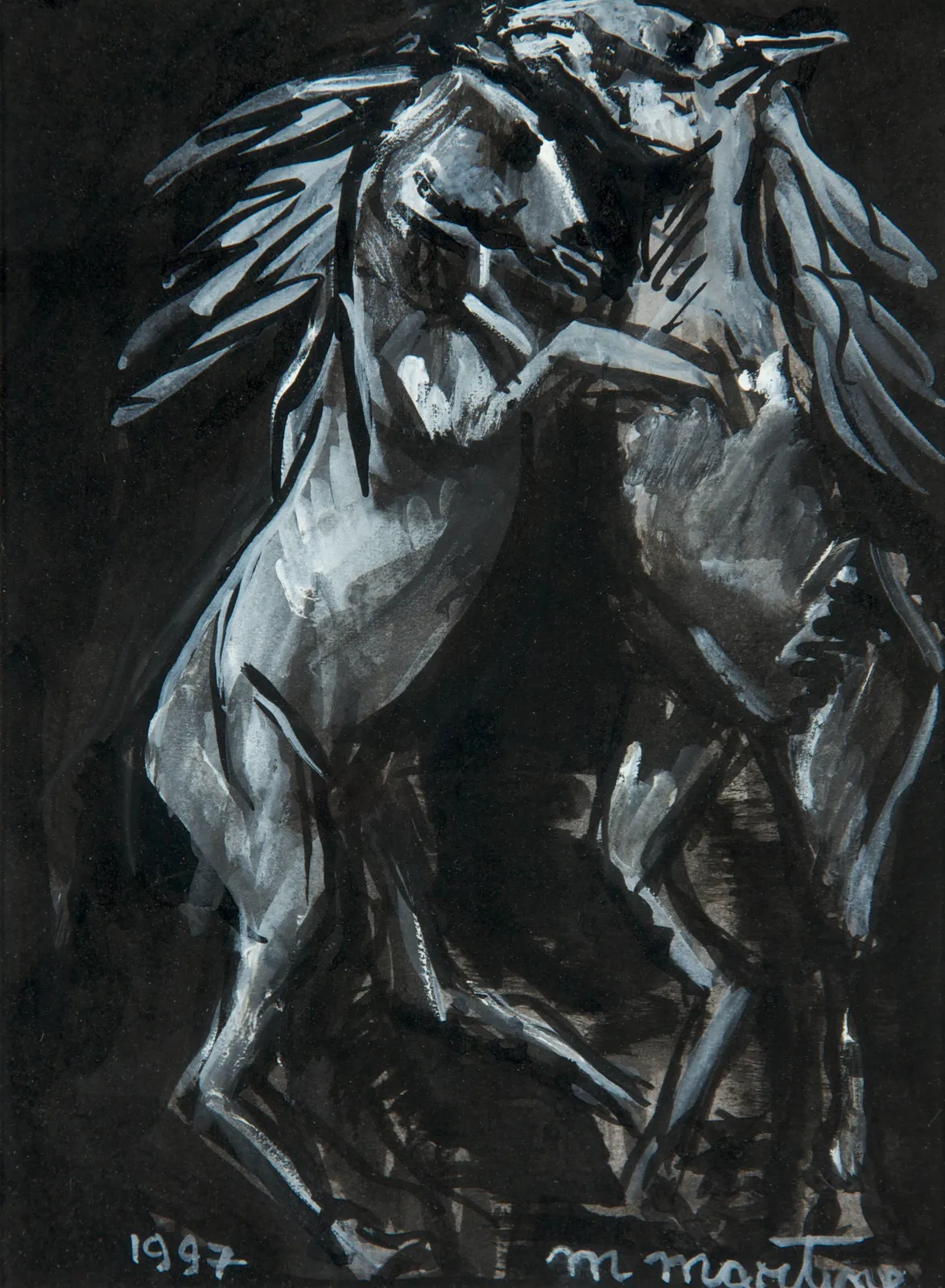 Martine Martine, La Danse des chevaux II, 1997