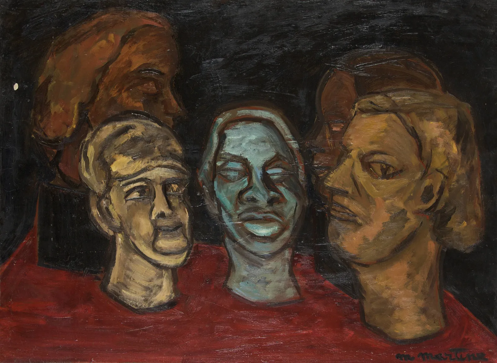 Martine Martine, Les Cinq Têtes I, 1978