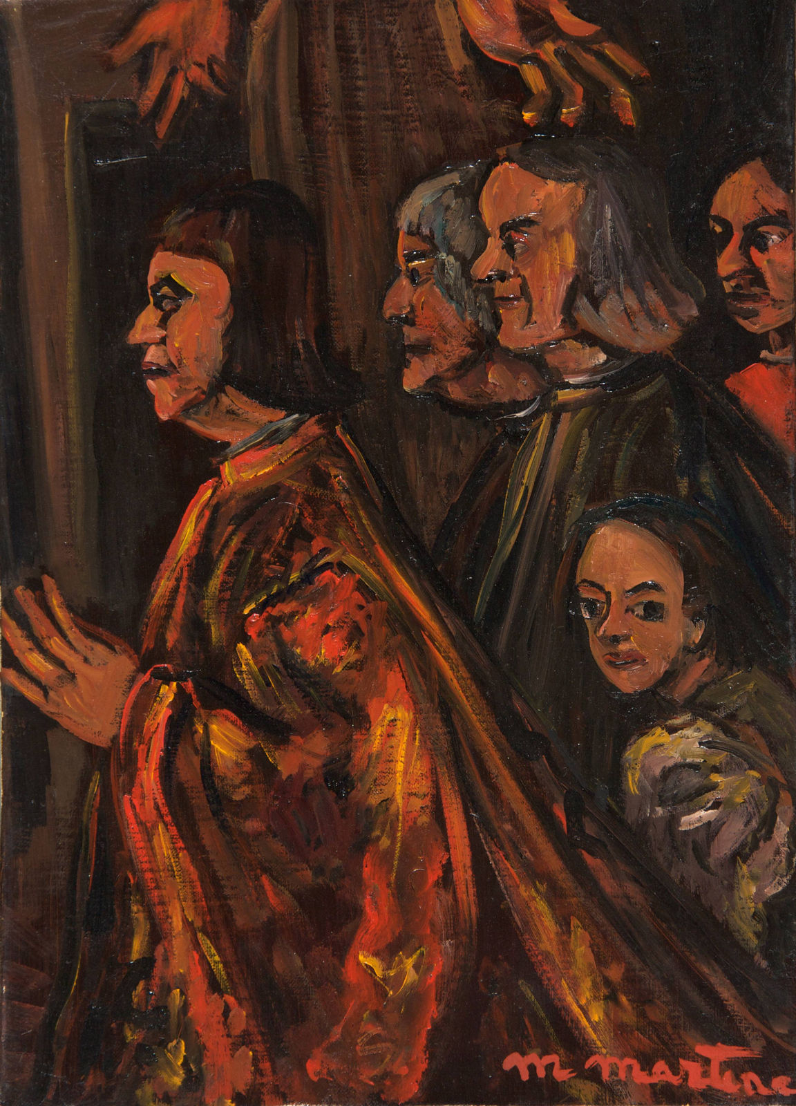 Martine Martine, Le Sacre de Charles VII (d'après ?), 1986