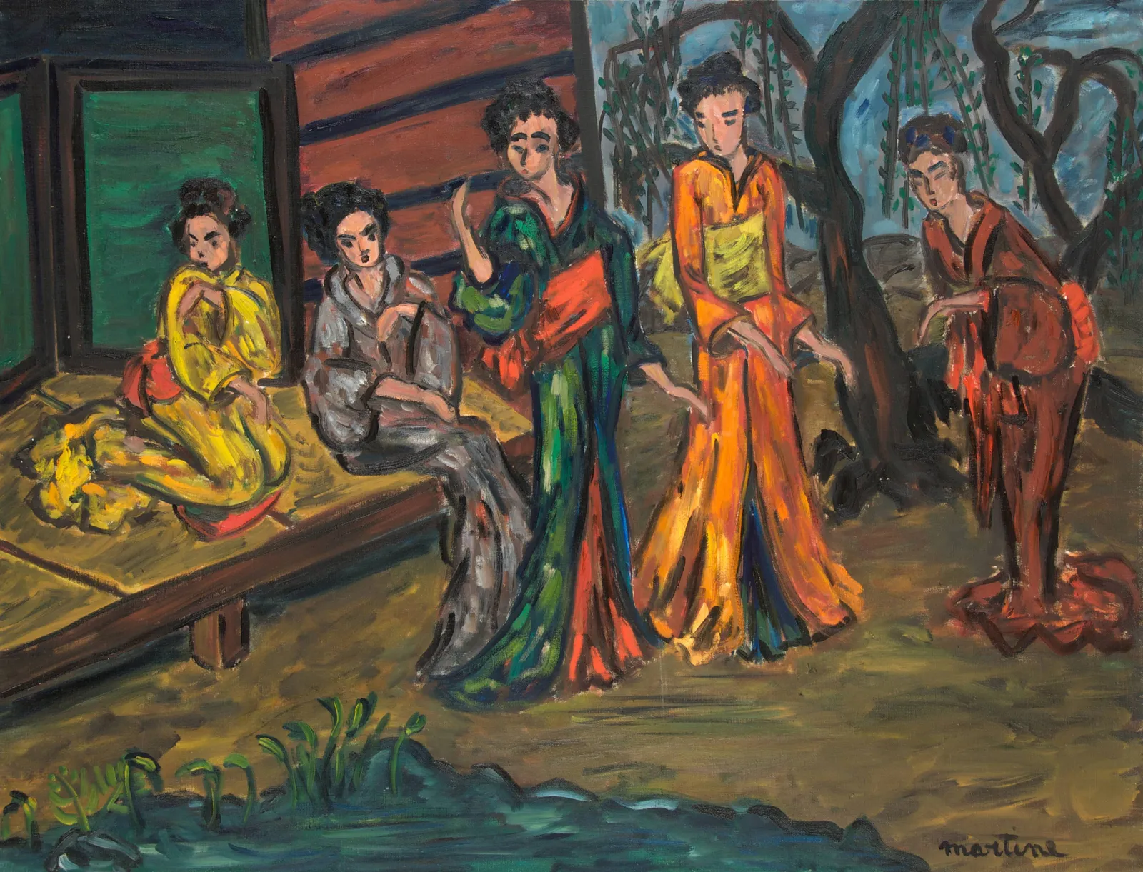 Martine Martine, Japonaiserie III, 1972