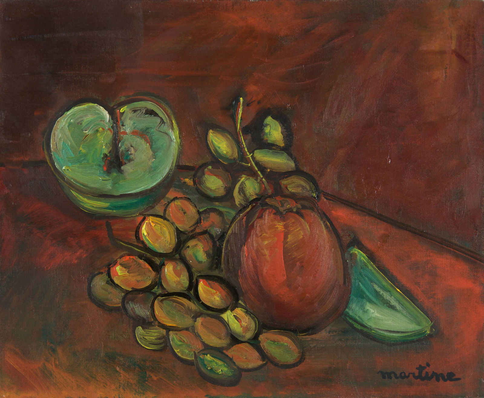 Martine Martine, Pommes et Raisins I, 1983