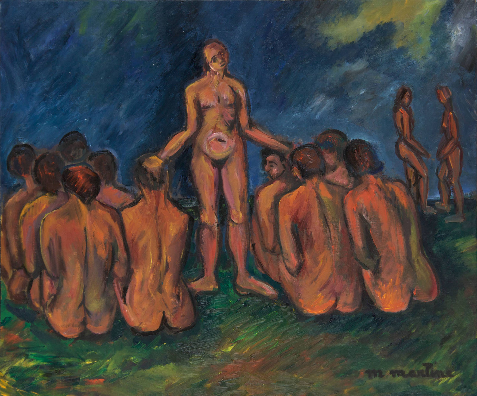 Martine Martine, La Leçon, 1986