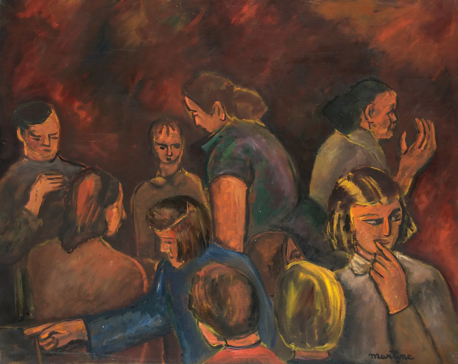 Martine Martine, Goûter d'enfants III, 1973