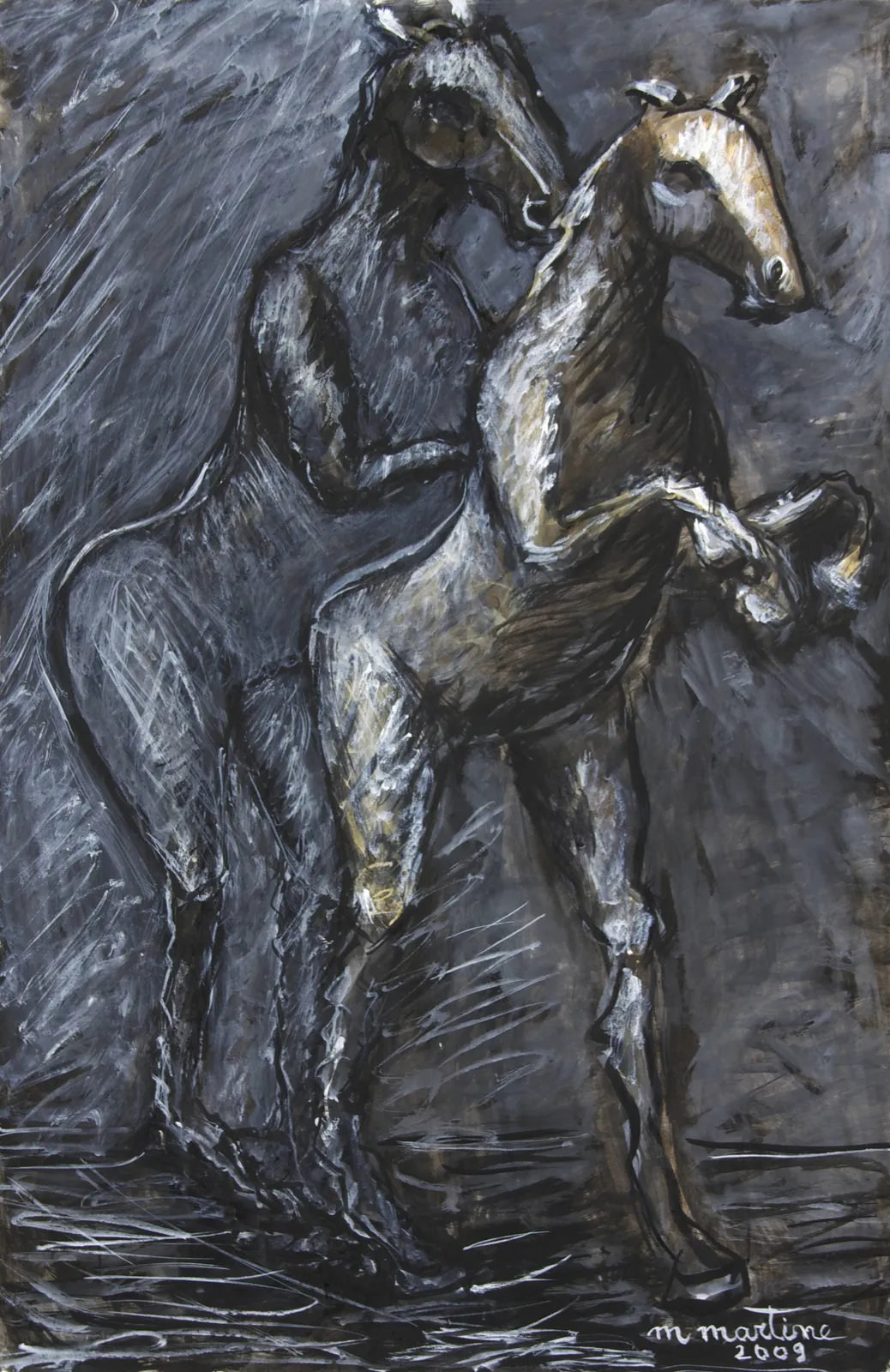 Martine Martine, Chevaux affectueux, 2009