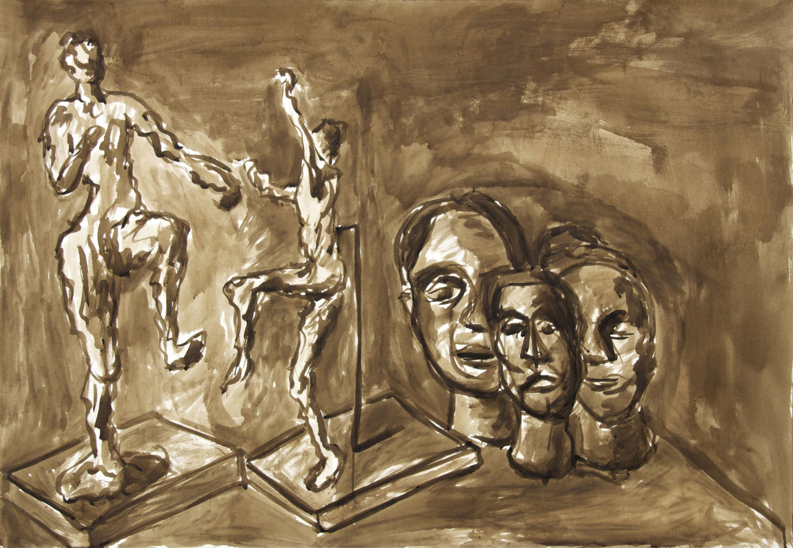 Martine Martine, Bustes et statuettes, 1978