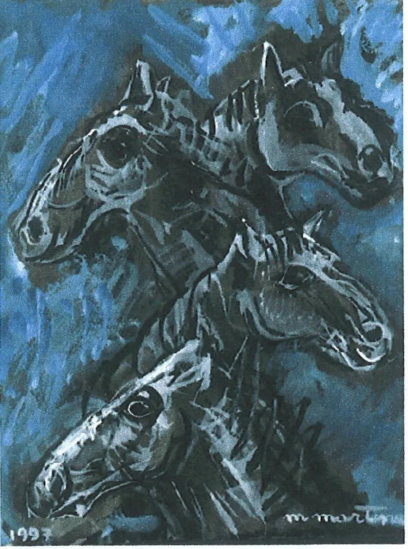 Martine Martine, Petits Portraits de chevaux III, 1997