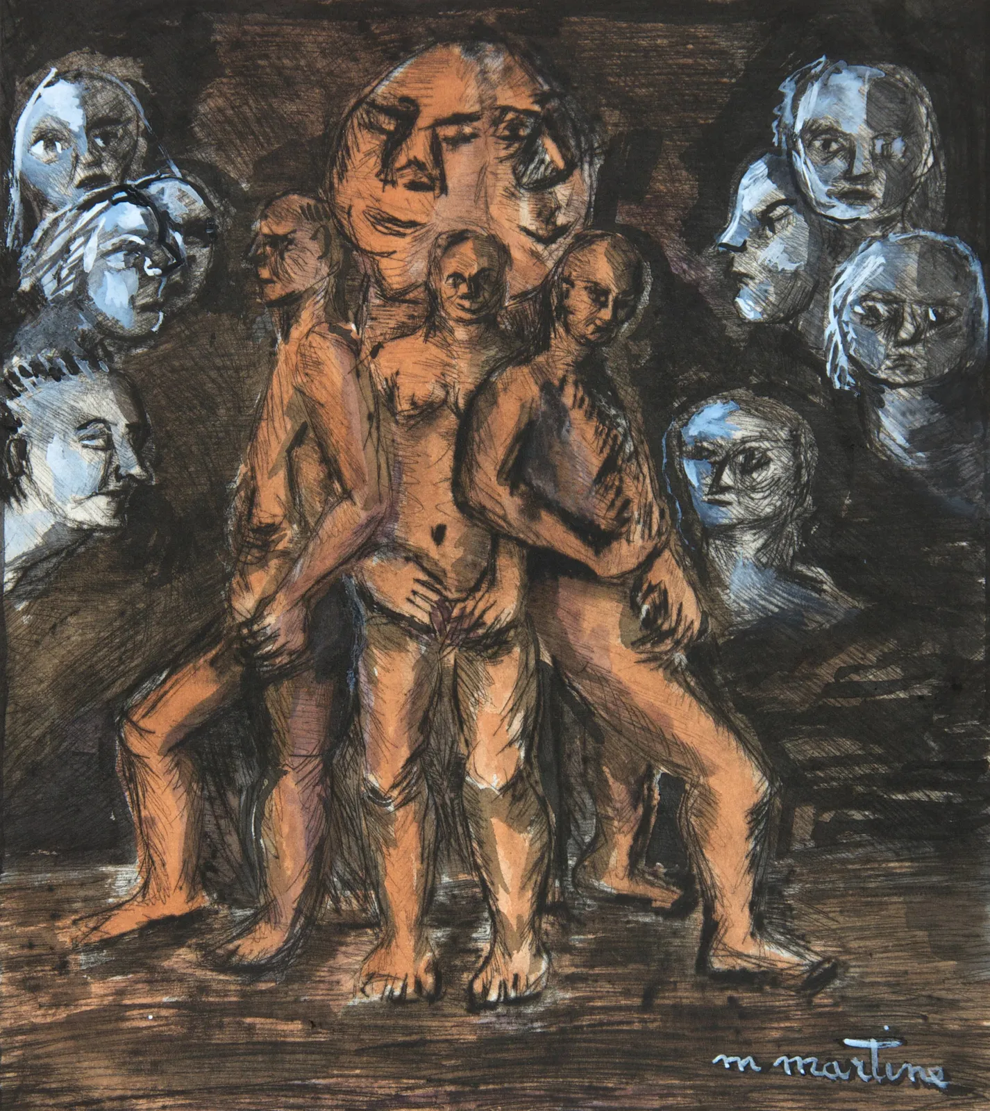 Martine Martine, Autour du Poids du monde II, 2002