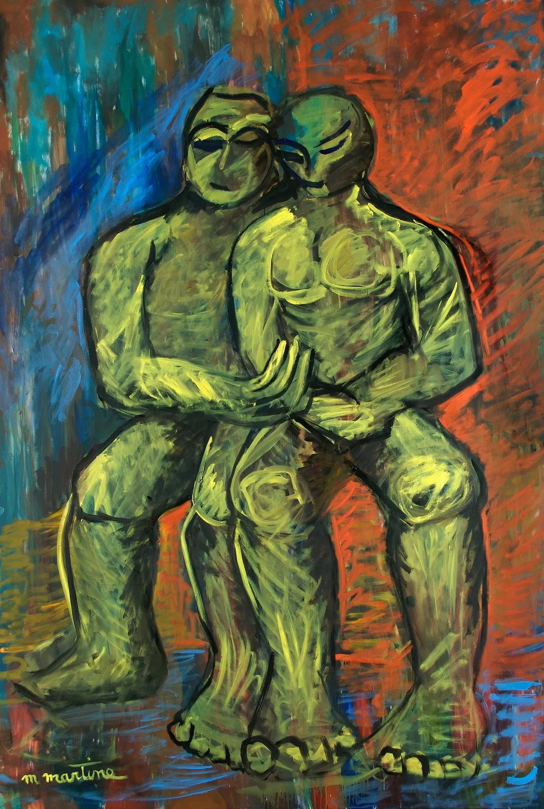 Martine Martine, Le Grand Couple jaune, 2009
