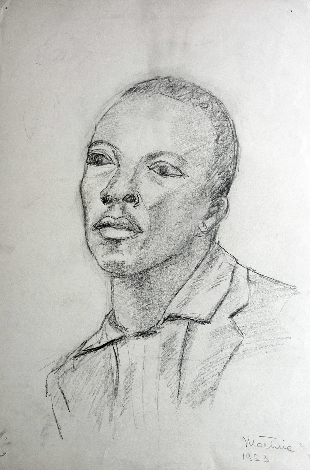 Martine Martine, Buste masculin V, 1953