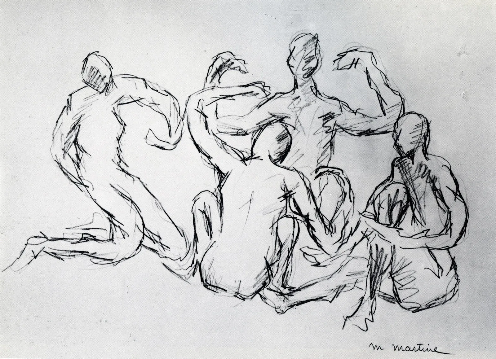 Martine Martine, Les Quatres Statues, 1979