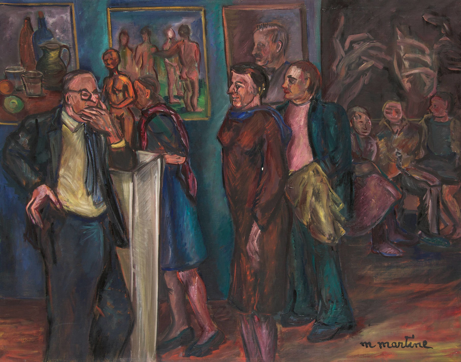 Martine Martine, Vernissage Robi, 1986