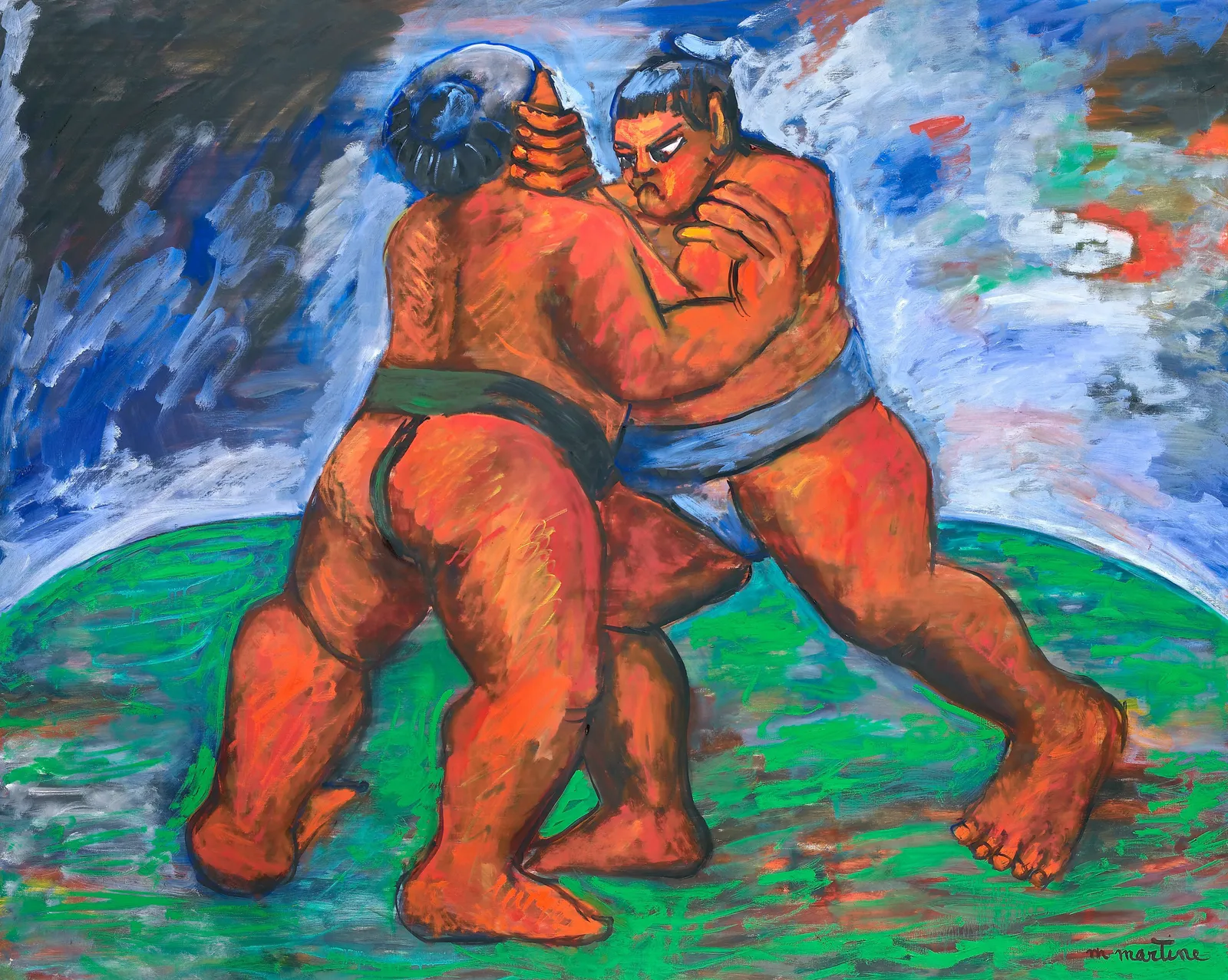 Martine Martine, Grands Sumos rouges III, 2003