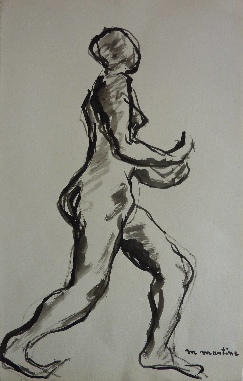 Martine Martine, Femme courant II, 1979