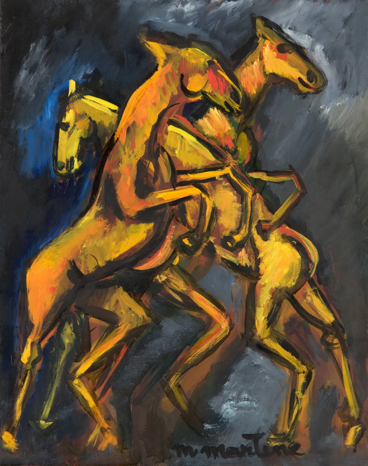 Martine Martine, Les Chevaux cabrés, 1998