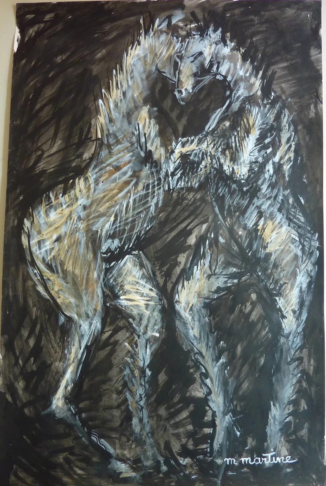 Martine Martine, Chevaux affrontés, 2006