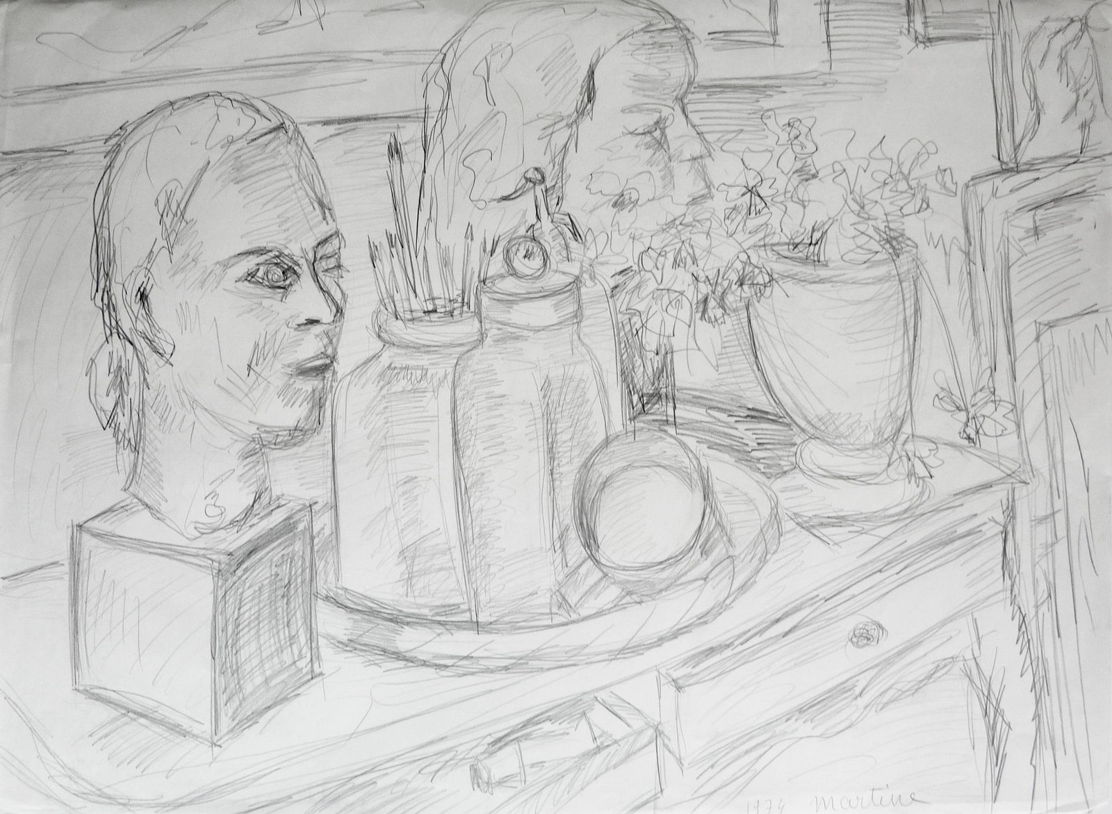 Martine Martine, Scène d'intérieur III, 1974